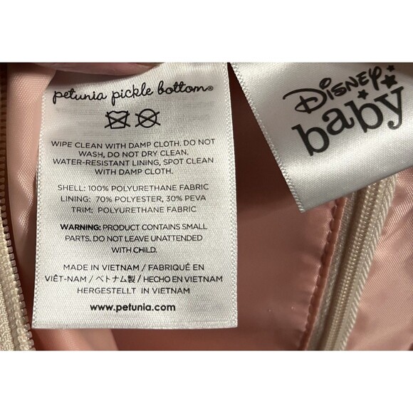 Petunia Pickle Bottom Disney Companion Diaper Clutch In Shimmery Minnie Mouse - Picture 16 of 16